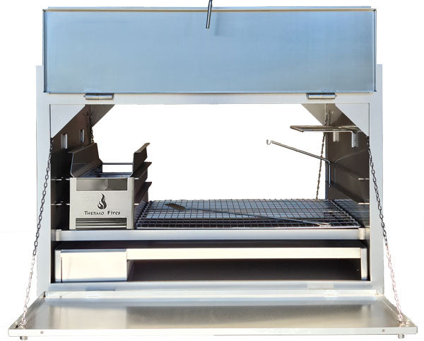 1200 mm DeLux Double-sided braai - 304 Stainless Steel