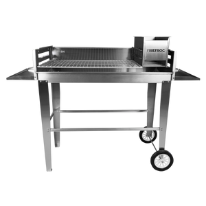 900mm Mobile braai including ember maker (430 stainless steel 1.5mm)