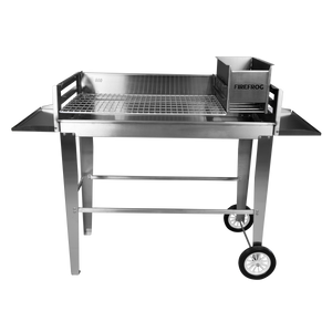 900mm Mobile braai including ember maker (304 stainless steel 1.5mm)