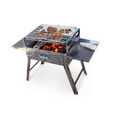 Load image into Gallery viewer, Safari Braai with stainless steel grid
